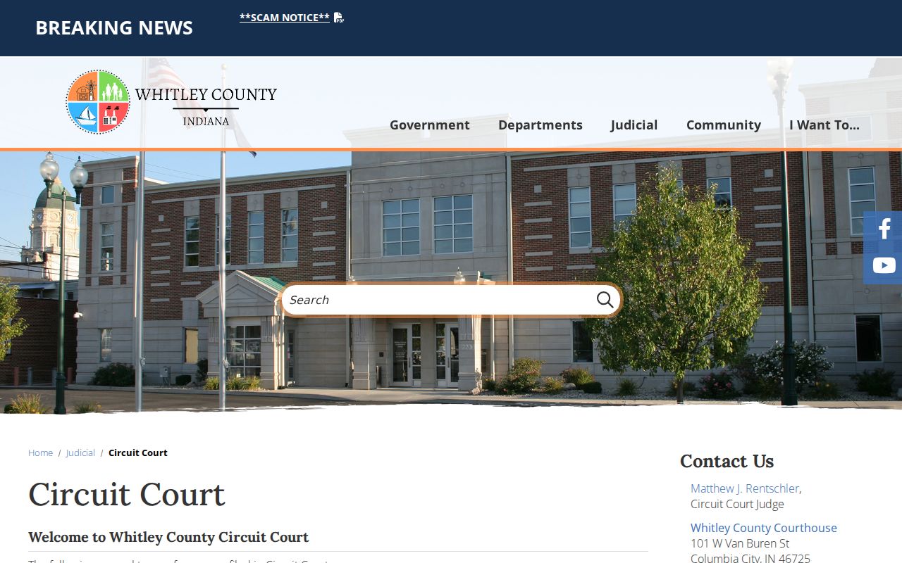 Whitley County outstanding warrants Circuit Court source